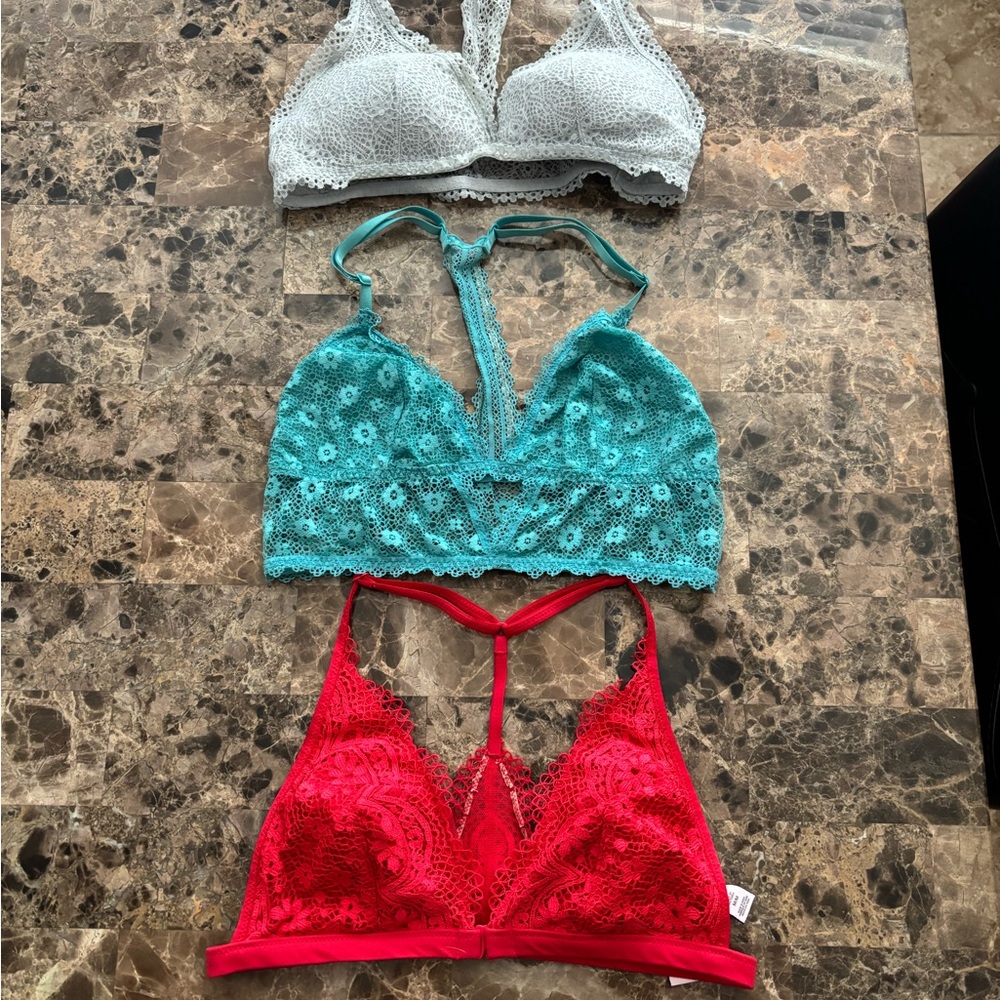 BUNDLE Victoria's Secret Lace Bandeaus - 3